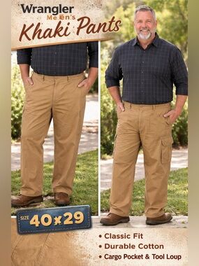 Wrangler Men's Tan Pants size 40x29